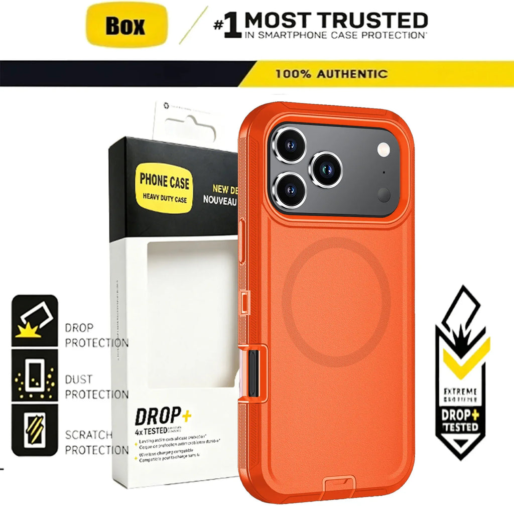 Heavy Duty iPhone Case with MagSafe Shockproof Protection