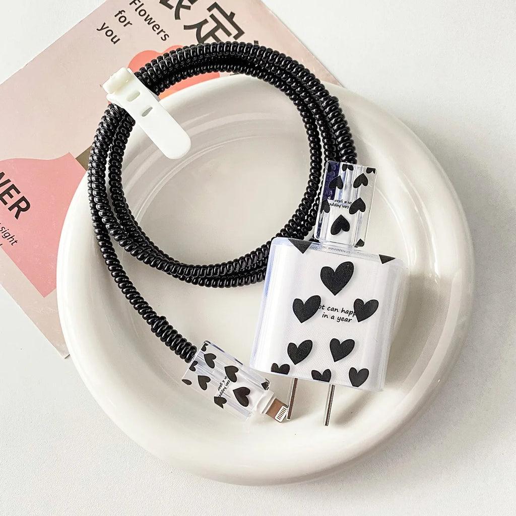 Cute Tulip Fast Charger Protector for iPhone 18W-20W