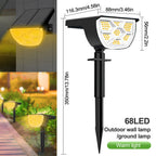 72/68 LED Solar Landscape Lights