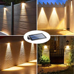 Outdoor Waterproof Solar Wall Lights for Garden & Courtyard Decor