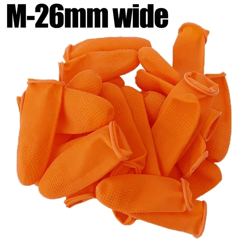 Latex Finger Cots Anti-Static Non-Slip Thumb Caps