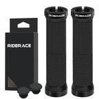 Ergonomic MTB Bike Grips Bilateral Lock Non-Slip Shockproof Rubber