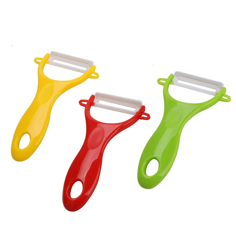 LMETJMA Ceramic Peeler KC0113 Vegetable & Fruit Kitchen Peeler