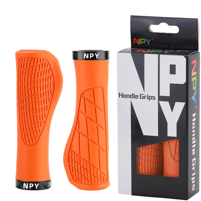 MTB Handlebar Grips Lock-On Anti-Slip Soft Rubber 22.2mm Bike