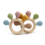 Silicone Baby Ring Teether Sensory Chew Toy 0-12M