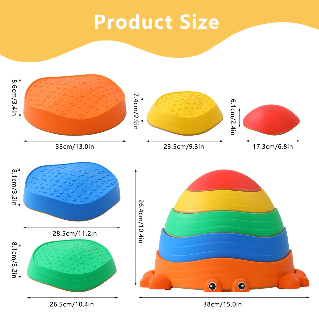 Stepping Stones Toy | Balance Sensory Stones for Toddlers