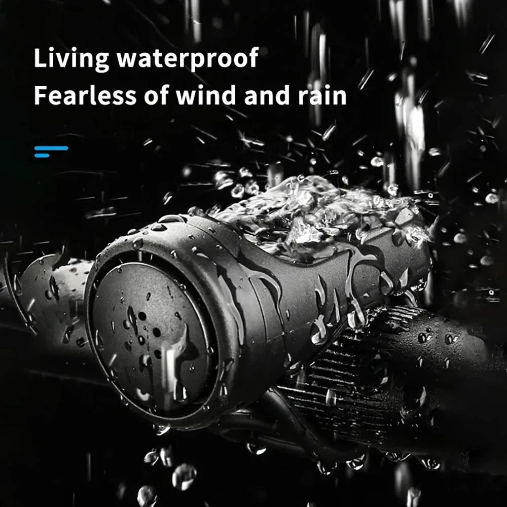 USB Rechargeable Electric Bike Bell Waterproof MTB Bicycle Warning Horn