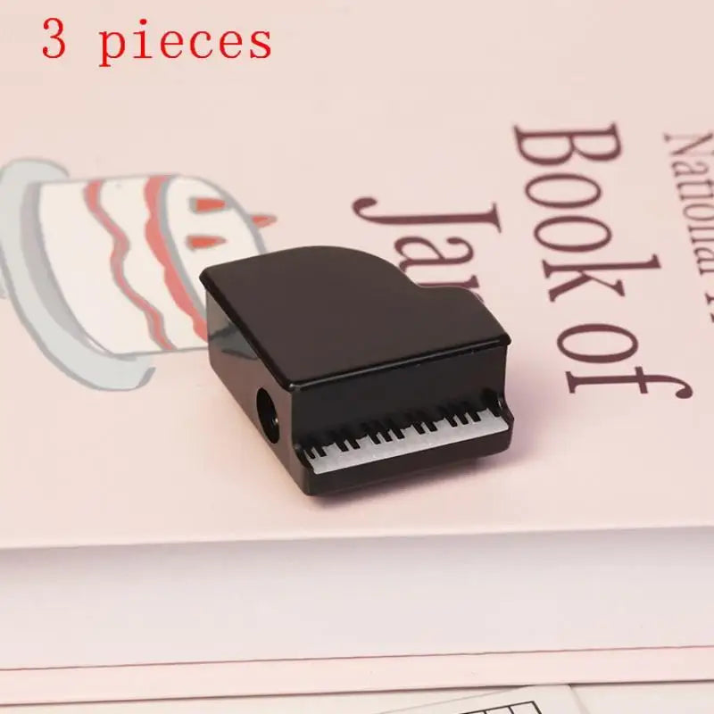 Cute Piano Shaped Pencil Sharpener Music Stationery