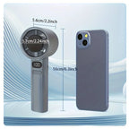 Handheld Mini USB Rechargeable Fan Powerful Portable Cooling Fan