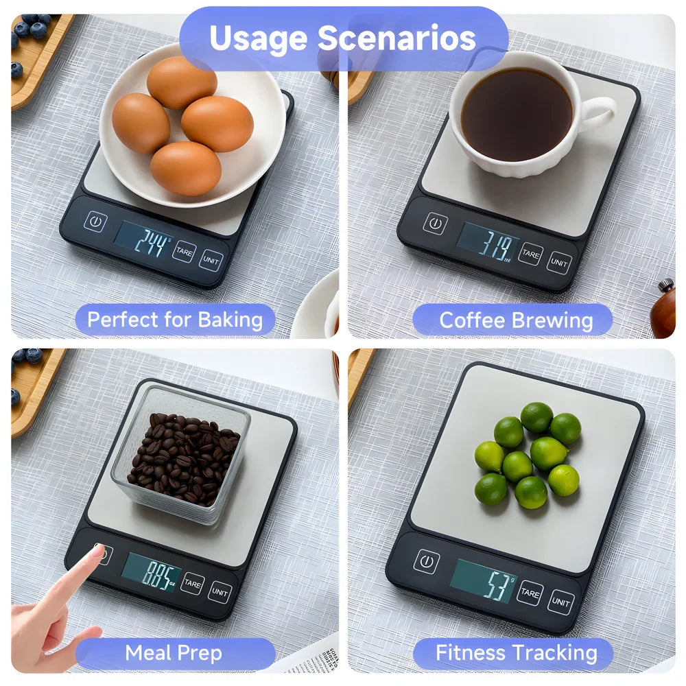 10KG Digital Kitchen Scale LCD Food Weight Scale