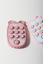 Baby Phone Teether Silicone Sensory Toy for Infants