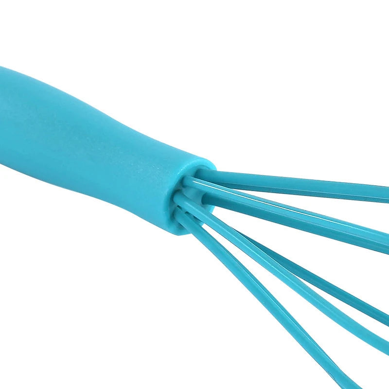 6 Inch Silicone Egg Beater Mini Manual Whisk for Baking & Cream Mixing