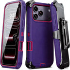 Shockproof iPhone Case – Dual Layer Armour Belt Clip