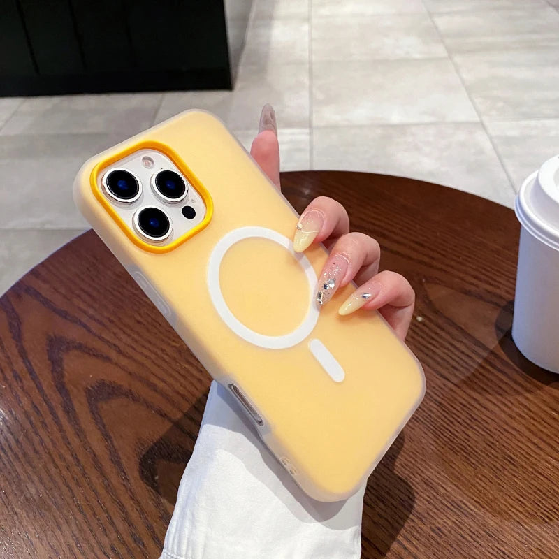 Candy Matte MagSafe Case for iPhone 11 12 13 14 15 16 17 Pro Max