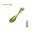 Pure Titanium Spork 2-in-1 Ultralight Camping Fork & Spoon Travel Tool
