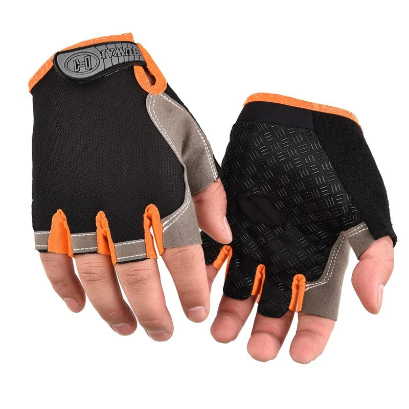 Half Finger Gym & Cycling Gloves Anti-Slip Breathable