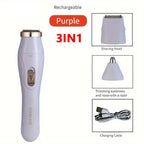 Women's Electric Hair Remover Waterproof Bikini Trimmer Painless
