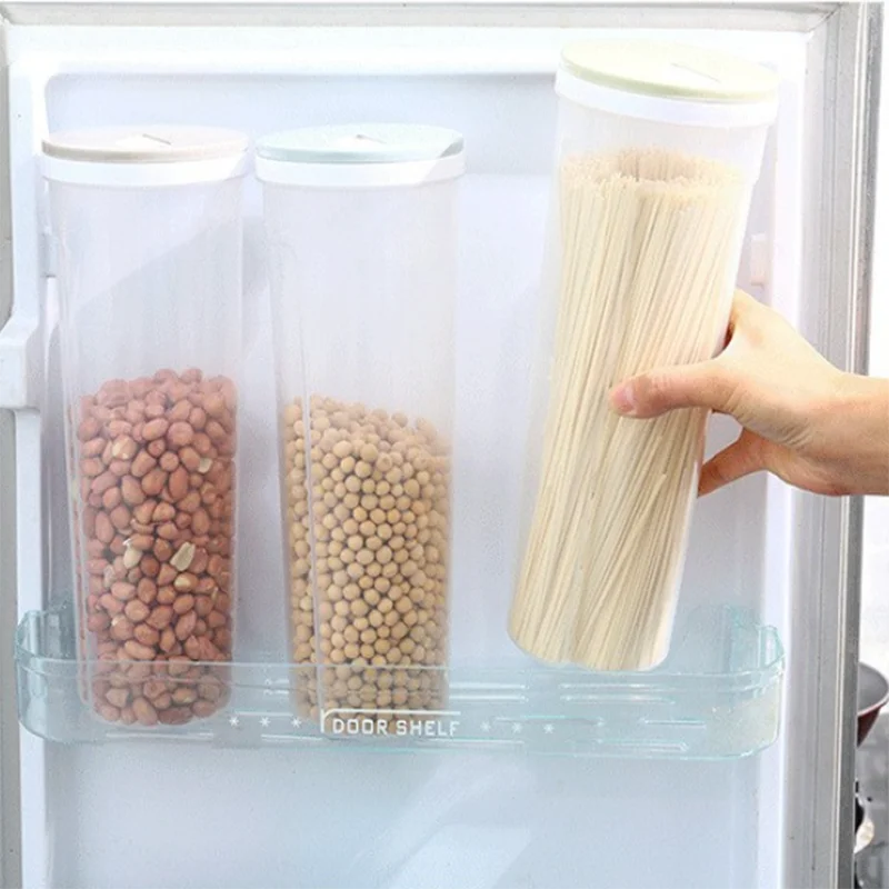 Pasta Storage Container with Locking Lid Airtight Noodle Food Storage Canister