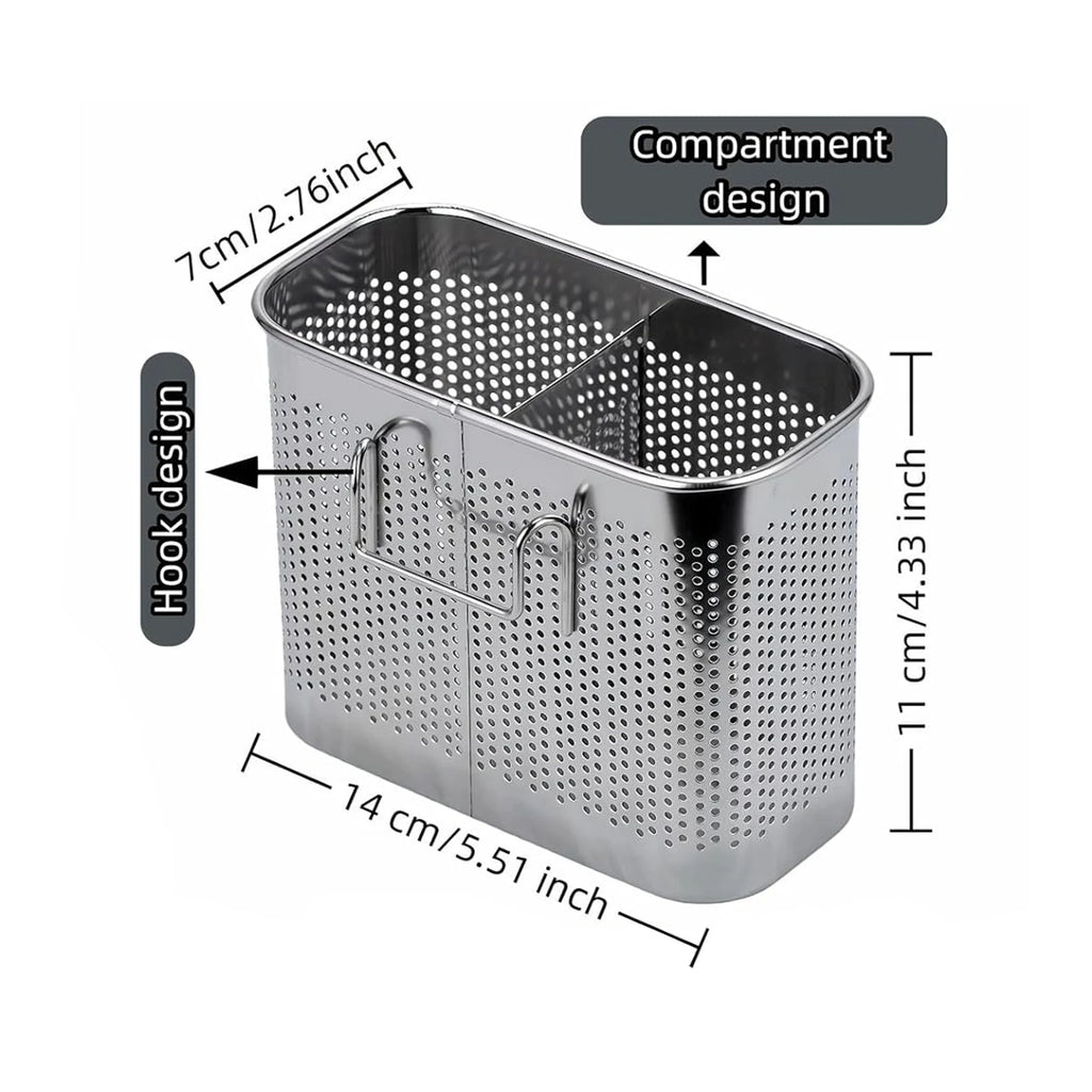 Wall Mounted Chopstick Holder Stainless Steel