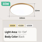 Ultra Thin LED Ceiling Lamp for Bedroom & Living Room