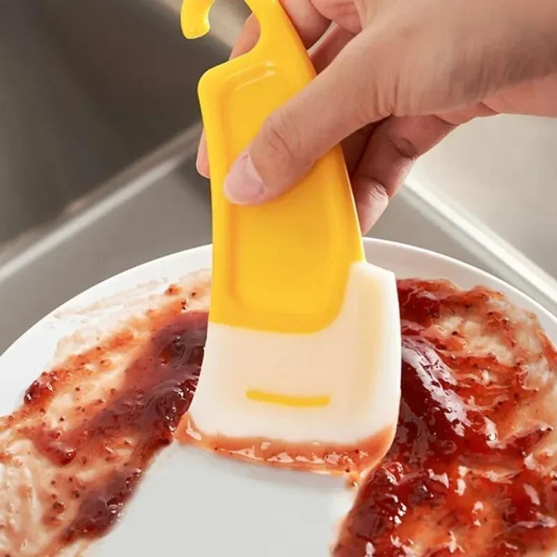 Kitchen Cleaning Spatula Scraper Soft Blade Pot & Pan Cleaning Tool