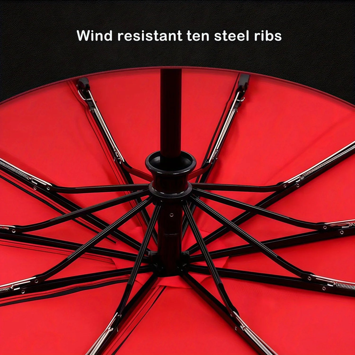Buy Windproof Double Layer Automatic Umbrella UV Protection