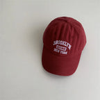 Korean Baby Baseball Cap UK Embroidered Kids Sun Hat 2–6Y