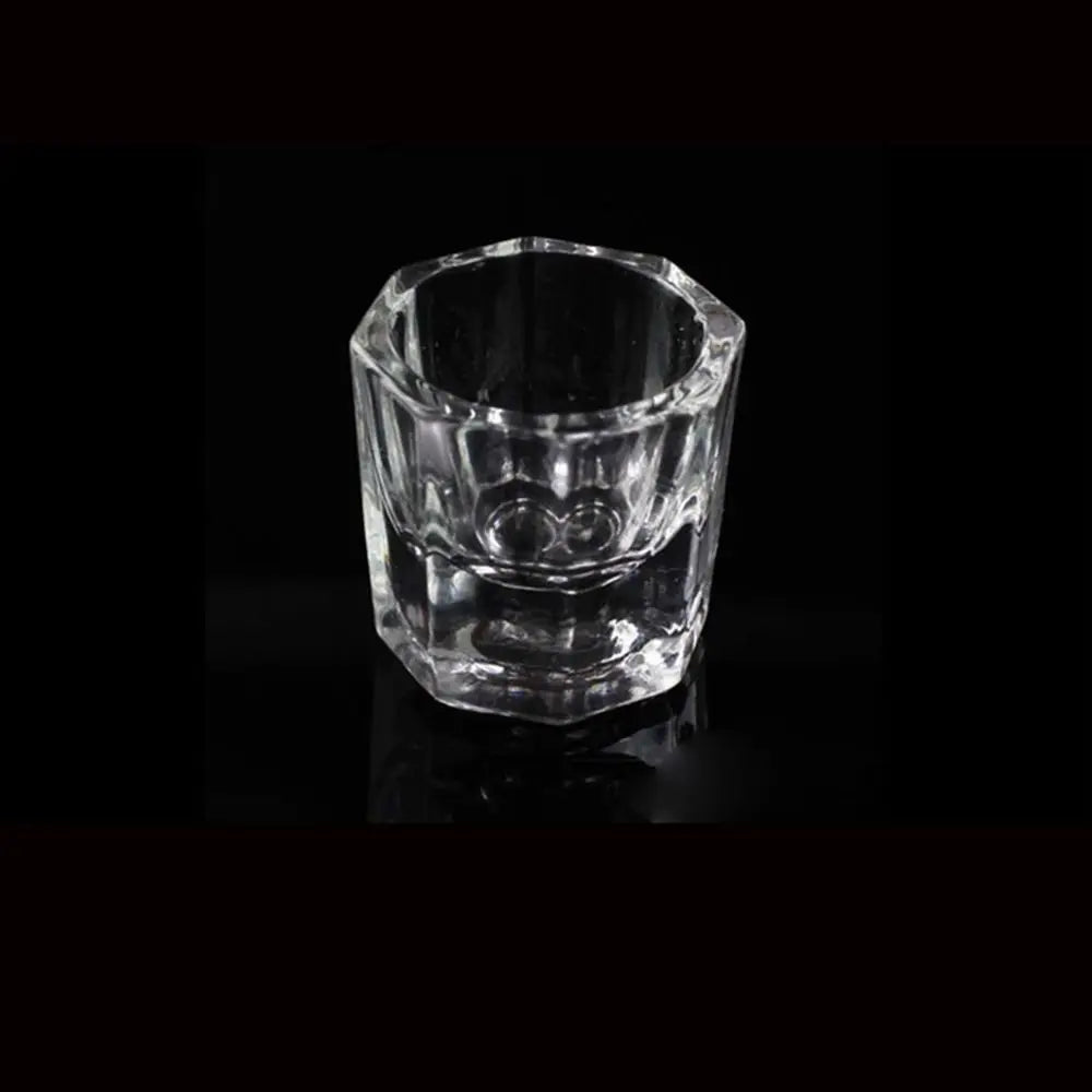 Octagon Crystal Nail Art Mixing Cup UV Powder Mixing Manicure Tool
