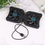 Mini Radiator Cooler Laptop Fan Stand Notebook Foldable Pad