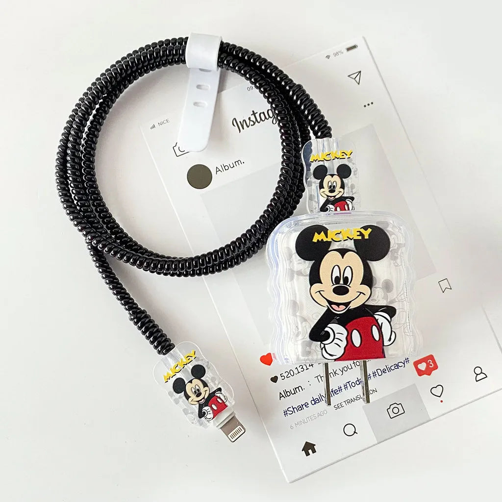 Cute Mickey Charger Protector for iPhone 18W/20W