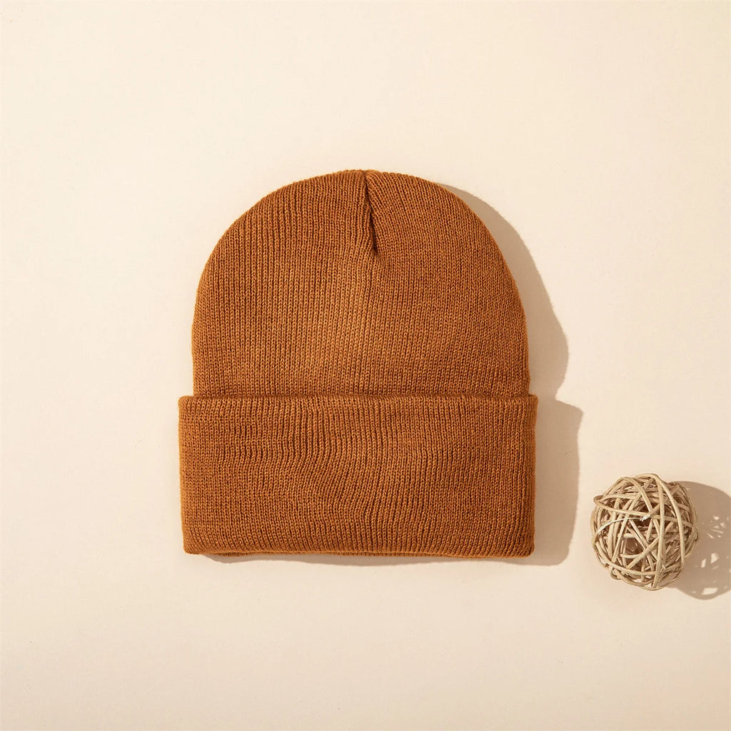 Baby Knitted Winter Hat Soft Warm Newborn Bonnet