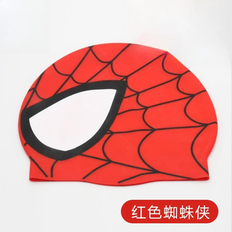 Cartoon Silicone Swimming Cap Waterproof Stretch Swim Hat