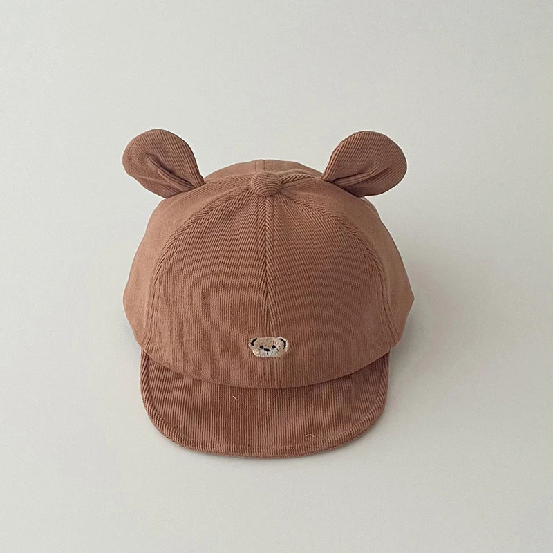 Cartoon Bear Baby Cap UK Cute Kids Baseball Sun Hat