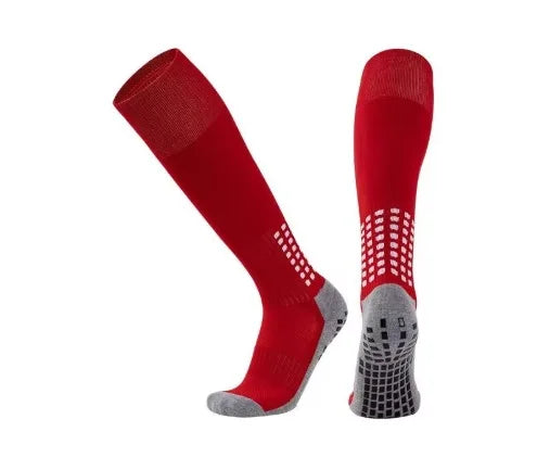 Football Grip Socks Anti Slip Silicone Calf Soccer Sports Socks