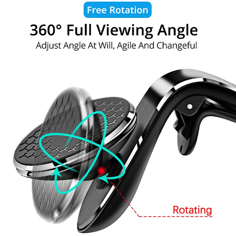 Magnetic Car Phone Holder Stand Air Vent Magnet Car Mount GPS Smartphone Mobile Support In Car Bracket for iPhone Samsung Xiaomi