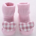 Baby Anti-Slip Socks UK – Cute Bow & Lion Toddler Slippers