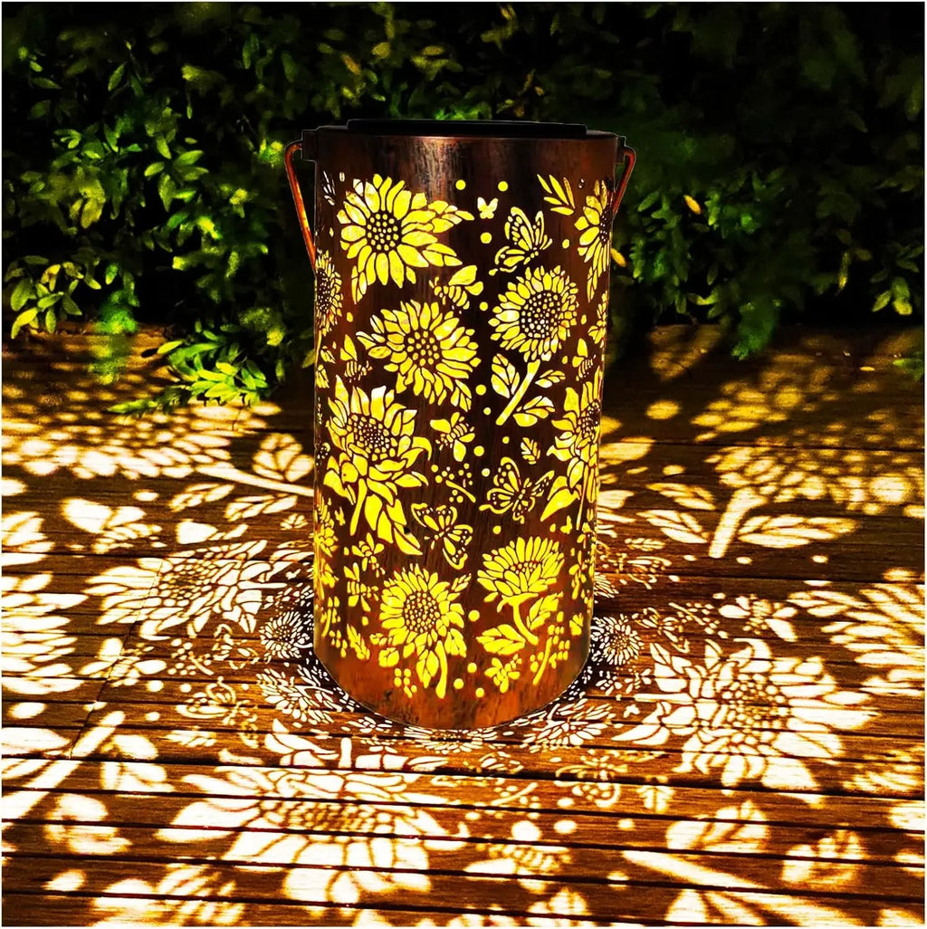 Solar Sunflower Projection Light Waterproof Outdoor Garden Light