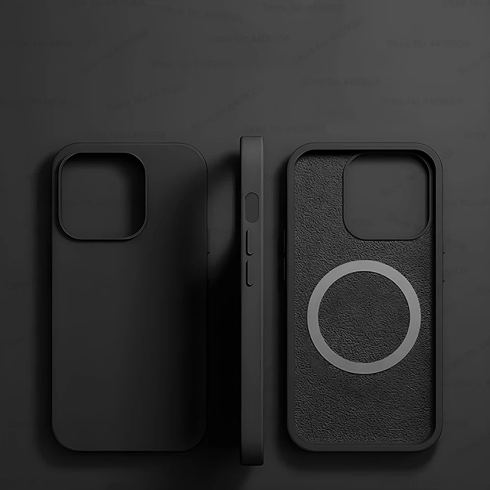 MagSafe Magnetic Silicone Case for iPhone 11 12 13 14 15 Pro Max