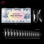 Stiletto Dual Form Nail Tips Acrylic Gel Extension Mold Kit