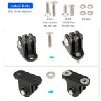 Aluminium Bike Computer Mount GPS Speedometer GoPro Handlebar Bracket