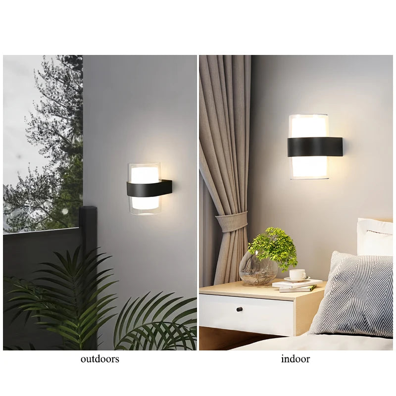 10W LED Wall Light Outdoor Porch Sconce Lamp