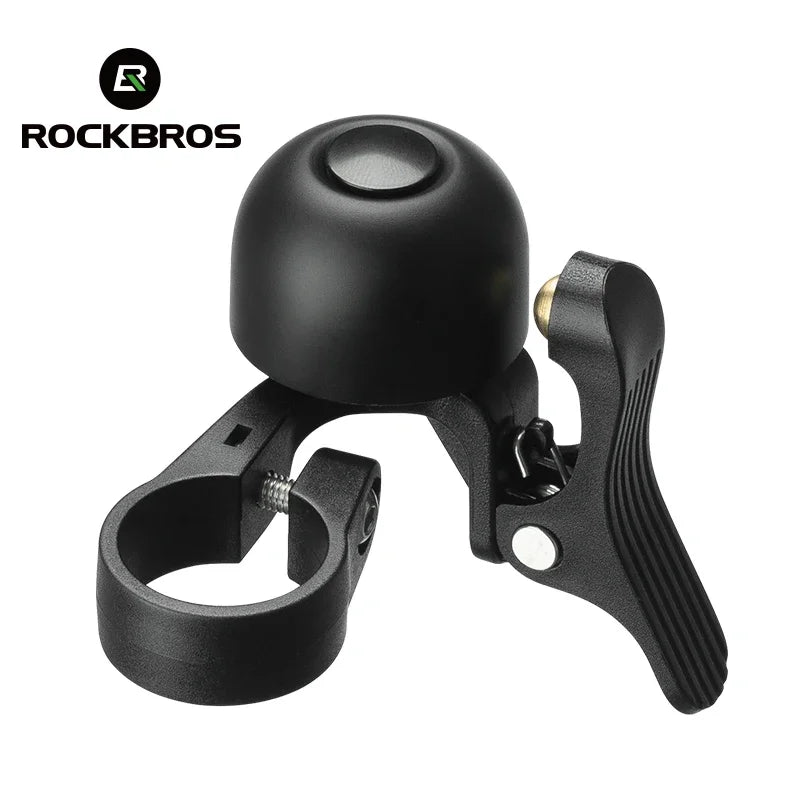ROCKBROS Bike Bell Alloy Handlebar Bell with Crisp Safety Warning Sound Secondary image