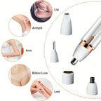 4 in 1 Electric Razor Women Shaver Epilator Nose Facial Bikini Trimmer