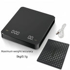 Digital Coffee Scale USB Rechargeable Timer Scale
