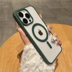 Natural Titanium MagSafe Case for iPhone 11 12 13 14 15 16 Pro Max