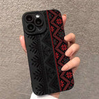 Vintage Totem Painting Case for iPhone 11 12 13 14 15 16 17 Pro Max