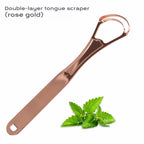 Reusable Stainless Steel Tongue Scraper Fresh Breath Oral Hygiene Tool