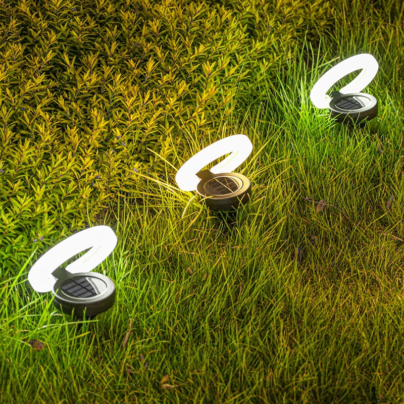 Solar Outdoor LED Lights Warm White Garden Lamp