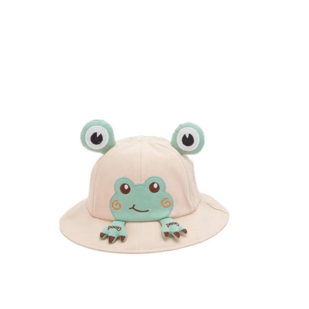 Korean Frog Bucket Hat Baby Sun Protection Summer Cap