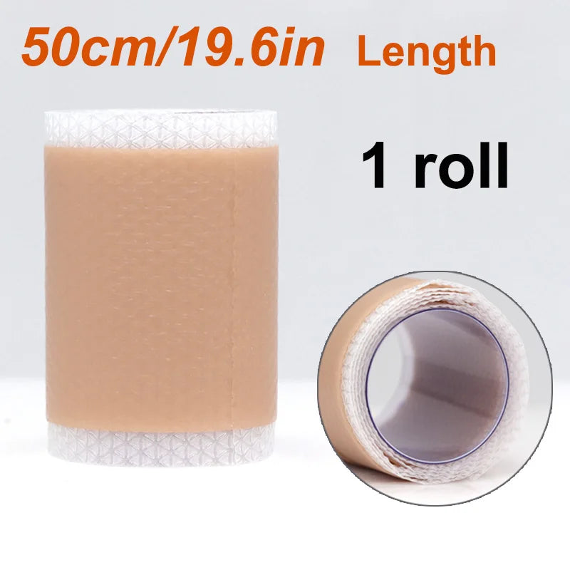 Reusable Silicone Scar Tape Waterproof Breathable Skin Friendly Adhesive